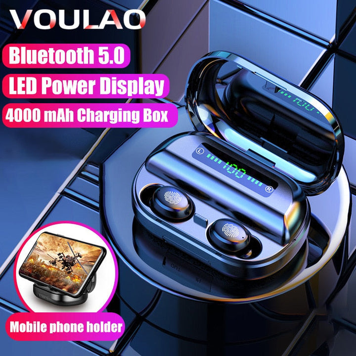 Wireless Bluetooth 5.0 Earbuds with 4000mAh Charging Case