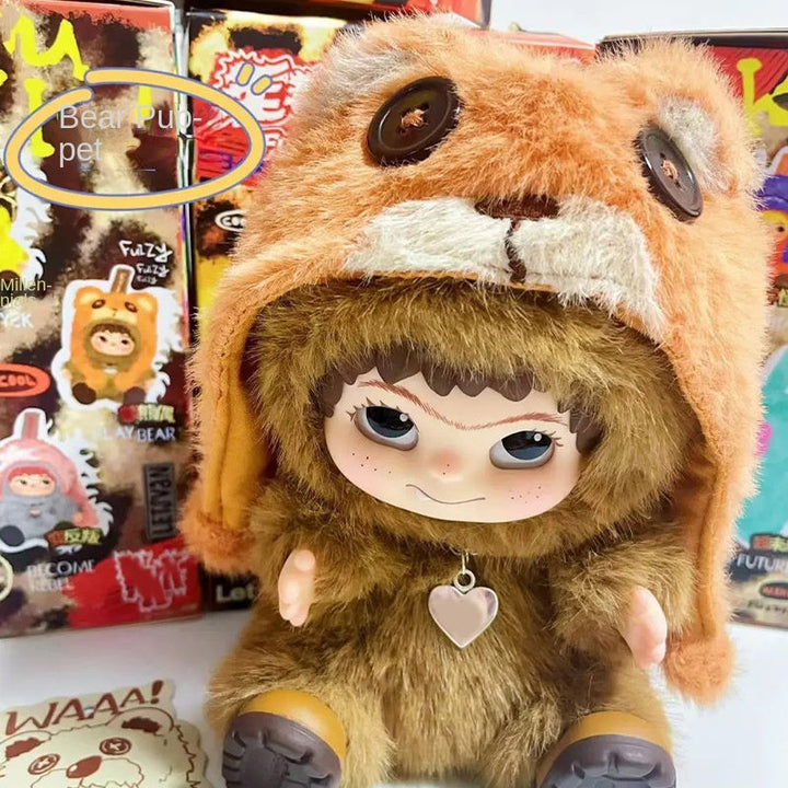 WAKUKU Maomao Collectible Plush Doll Colorful Decor