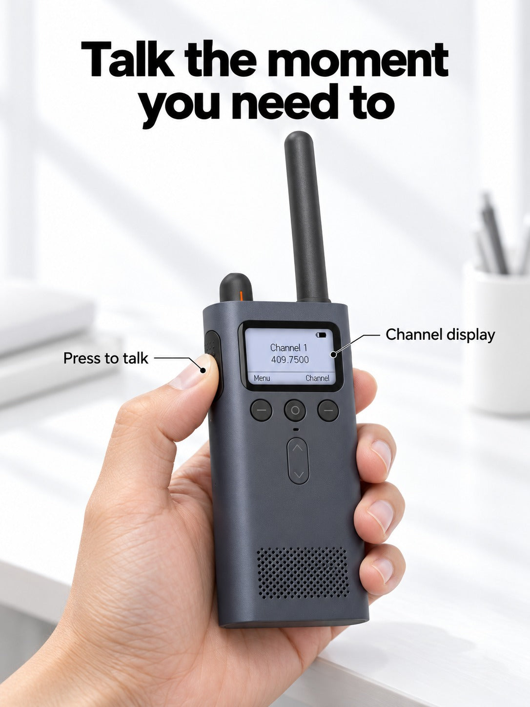 Walkie Talkie with App Map Tracking and 8-Day Standby