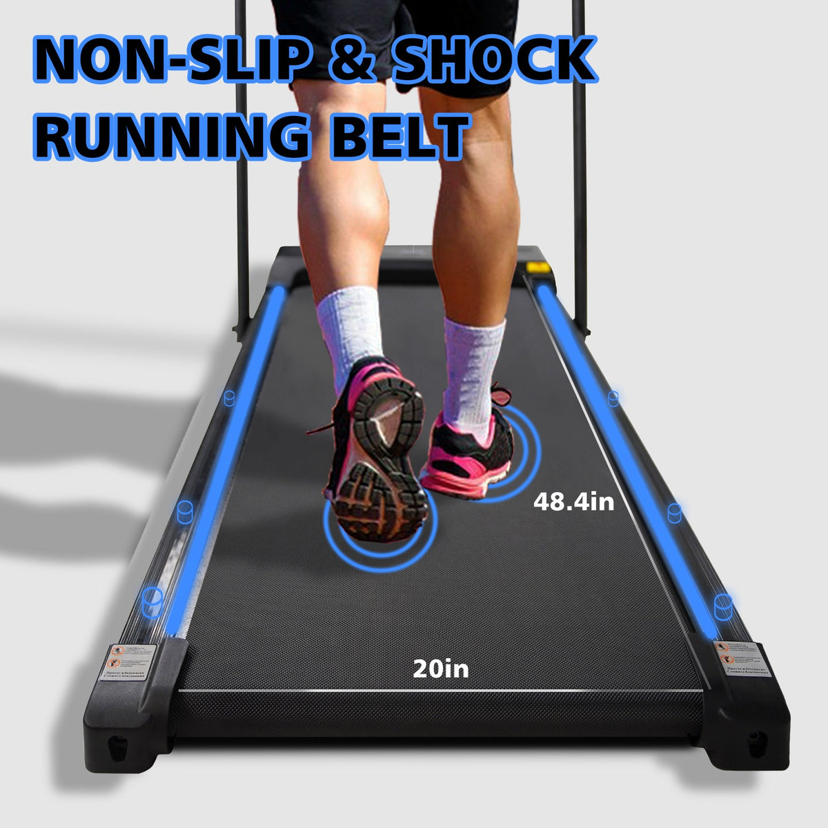 Foldable Under Desk Walking Pad Treadmill for Home Office