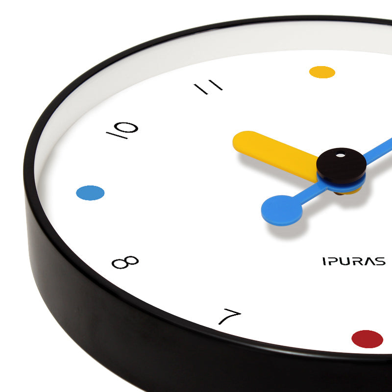 Modern Wall Clock for Easy Reading and Colorful Style