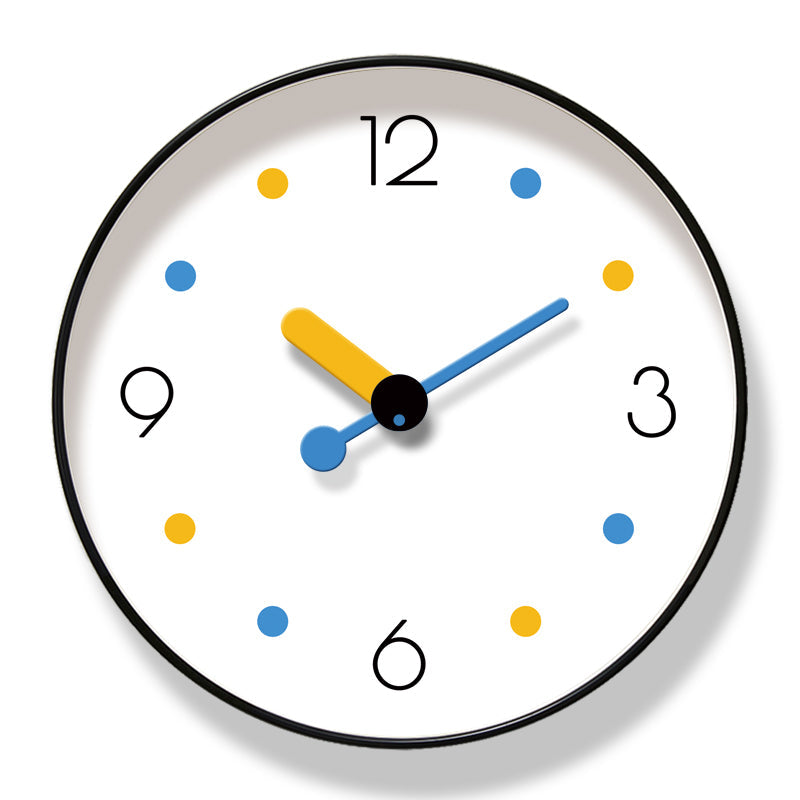 Modern Wall Clock for Easy Reading and Colorful Style