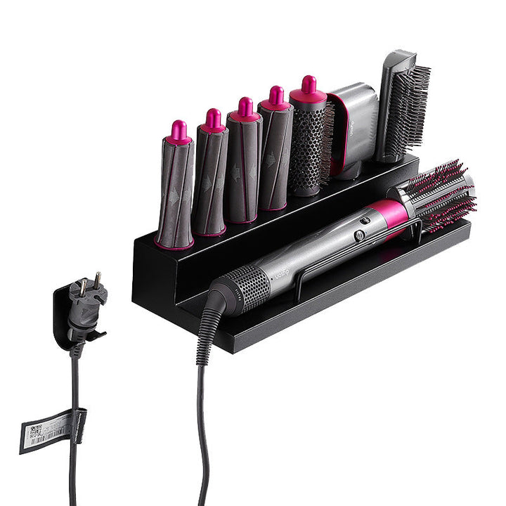 Wall Mounted Dyson Curling Tool Rack for Bathroom Vanity