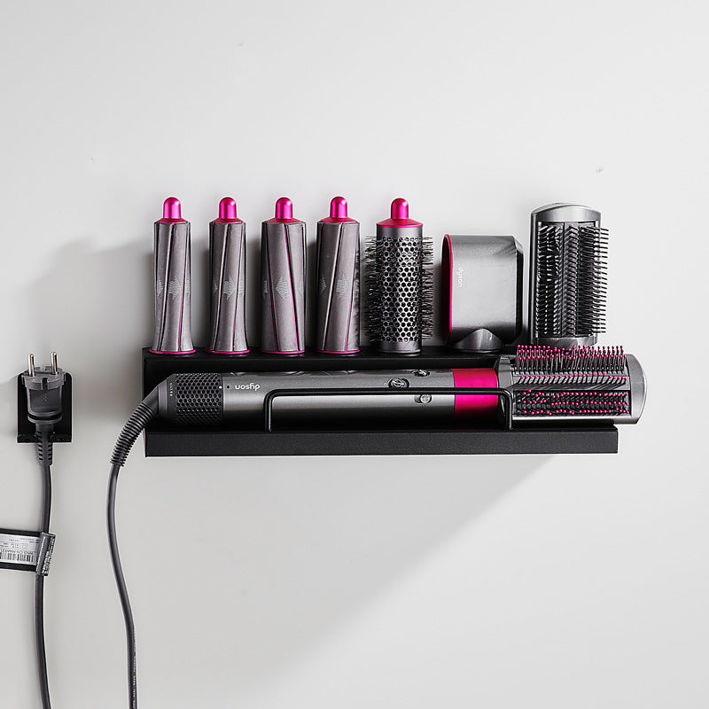 Wall Mounted Dyson Curling Tool Rack for Bathroom Vanity
