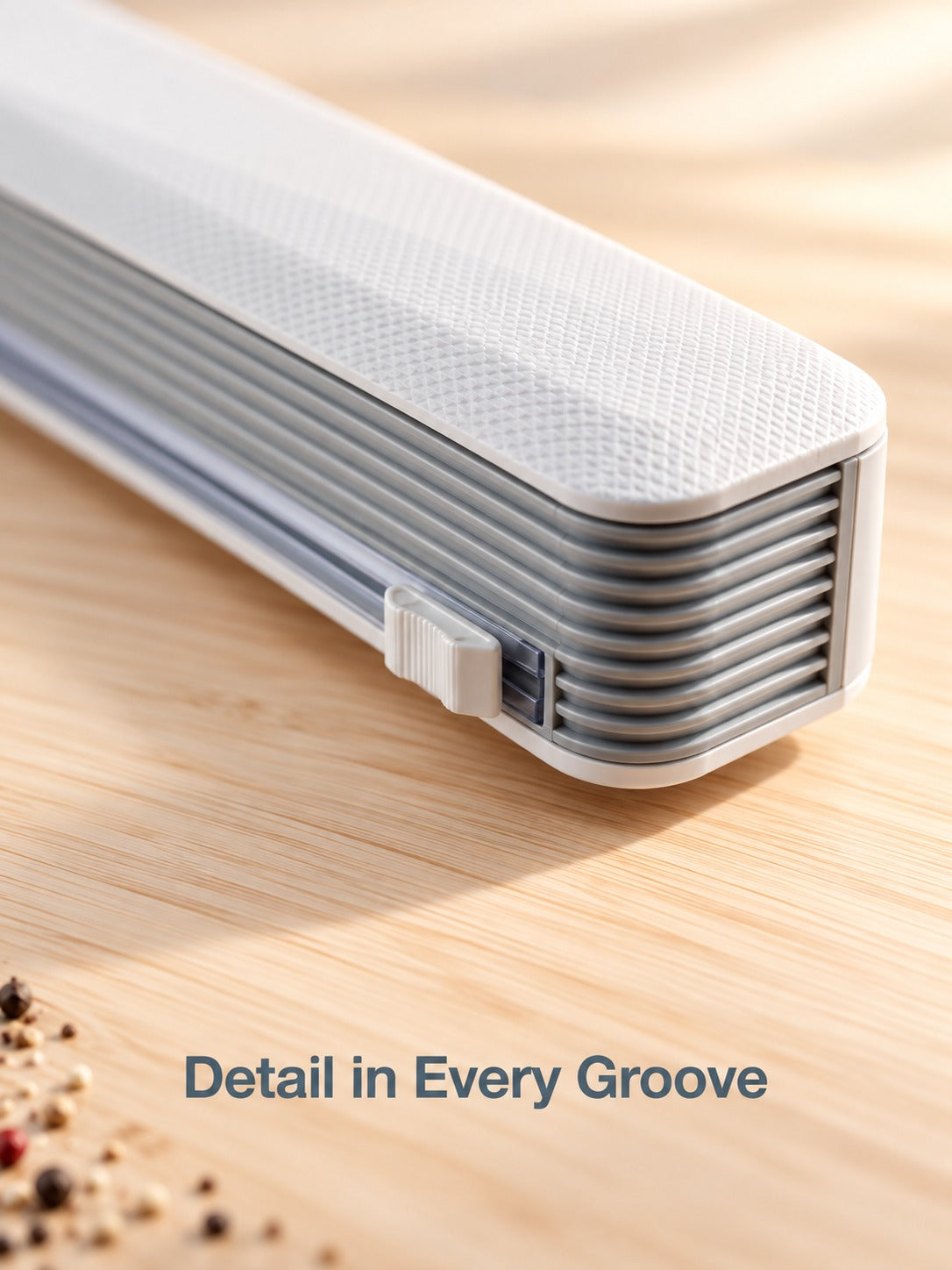 Wall Mount Cling Film Cutter for Clean One-Pull Cuts