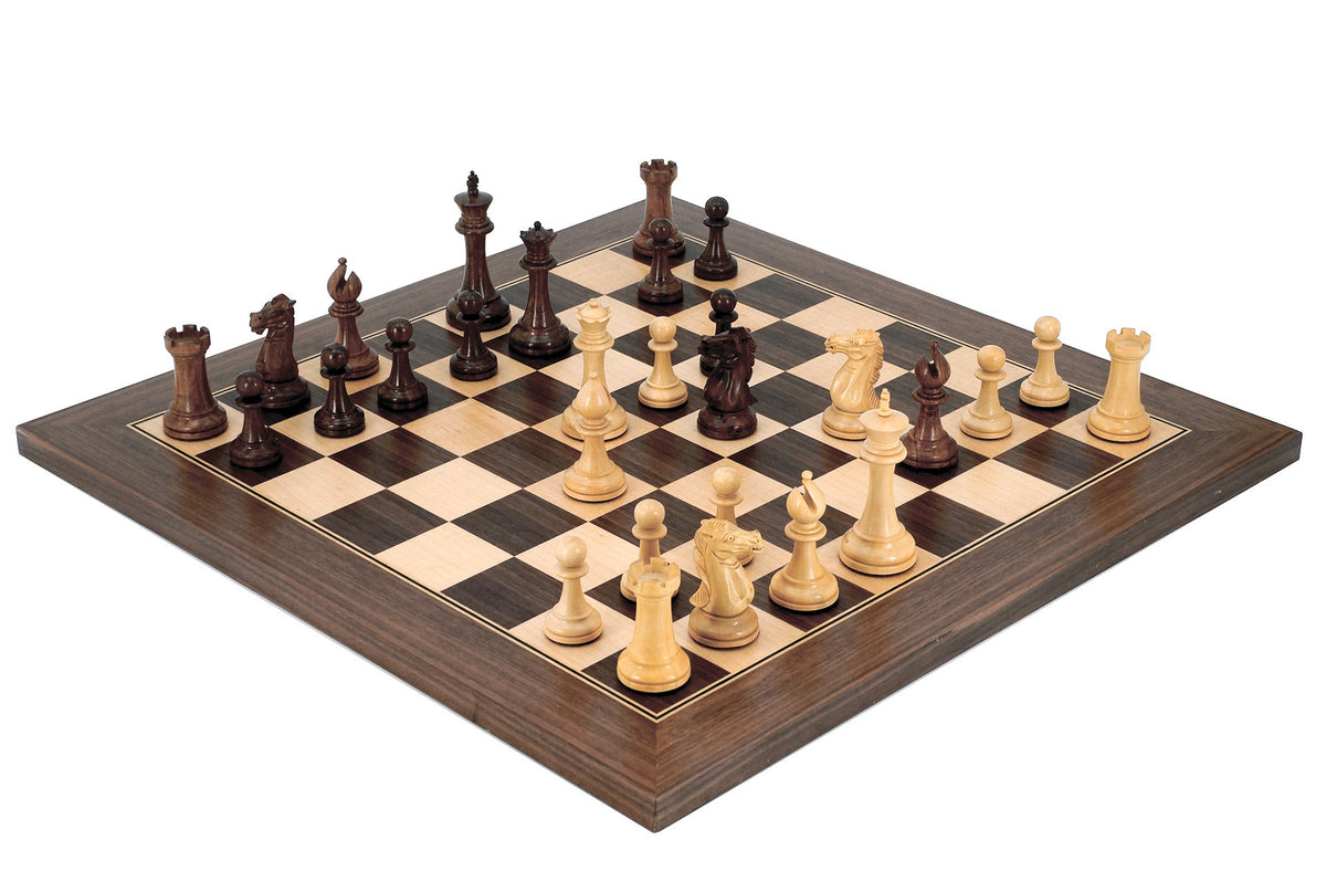 Wooden International Chess Board for Elegant Game Rooms