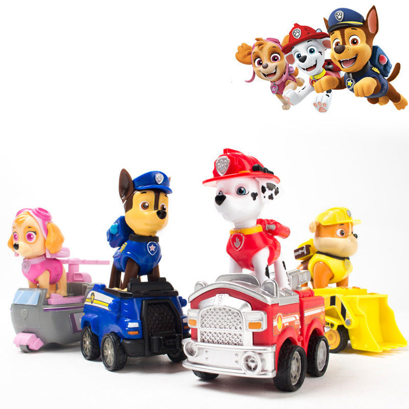 Pull-Back Rescue Toy Cars Set for Imaginative Play