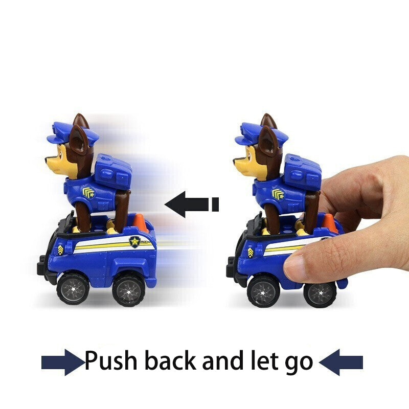 Pull-Back Rescue Toy Cars Set for Imaginative Play