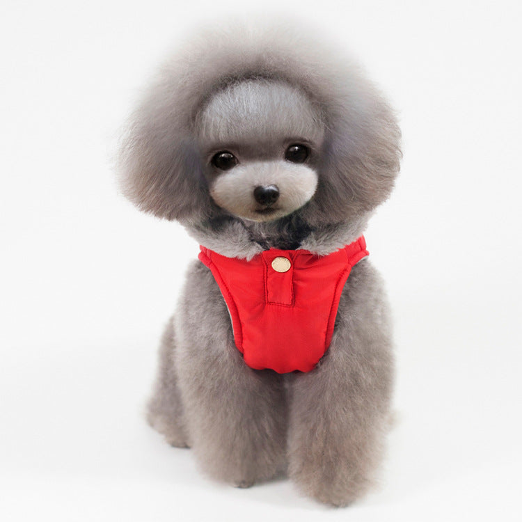 Small Dog Winter Coat With Warm Quilted Hooded Fit