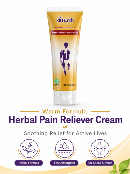 Warming Herbal Joint Pain Relief Cream — Deep Penetrating
