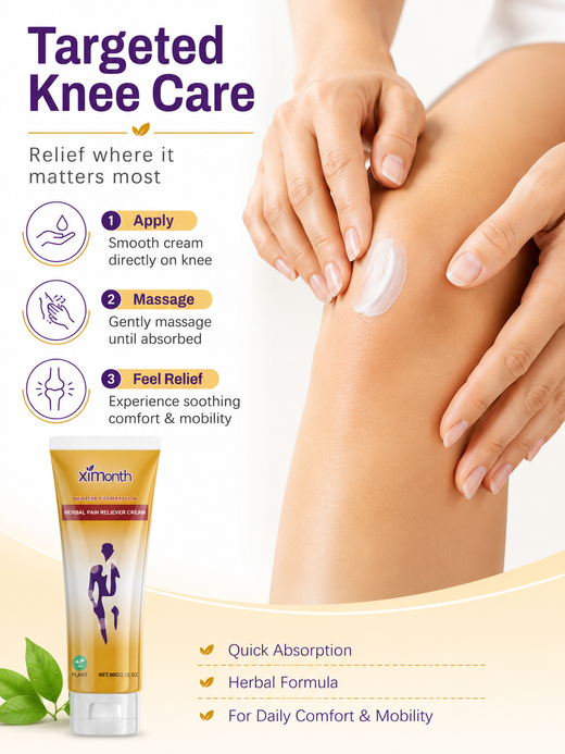 Warming Herbal Joint Pain Relief Cream — Deep Penetrating