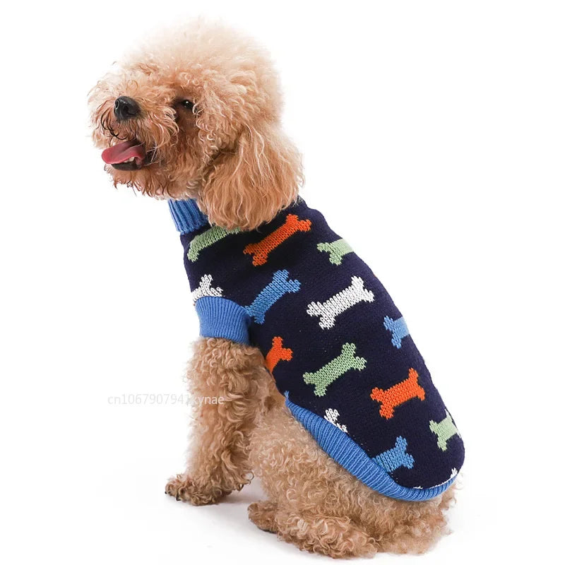 Dog Sweater for Small Dogs | Warm Knit Winter Coat