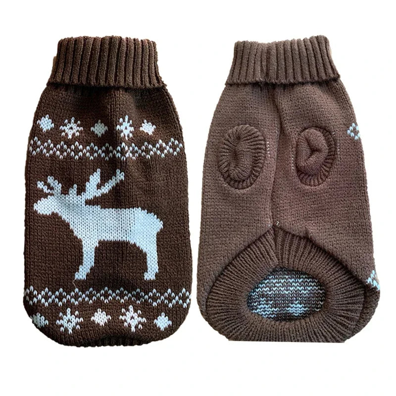 Dog Sweater for Small Dogs | Warm Knit Winter Coat