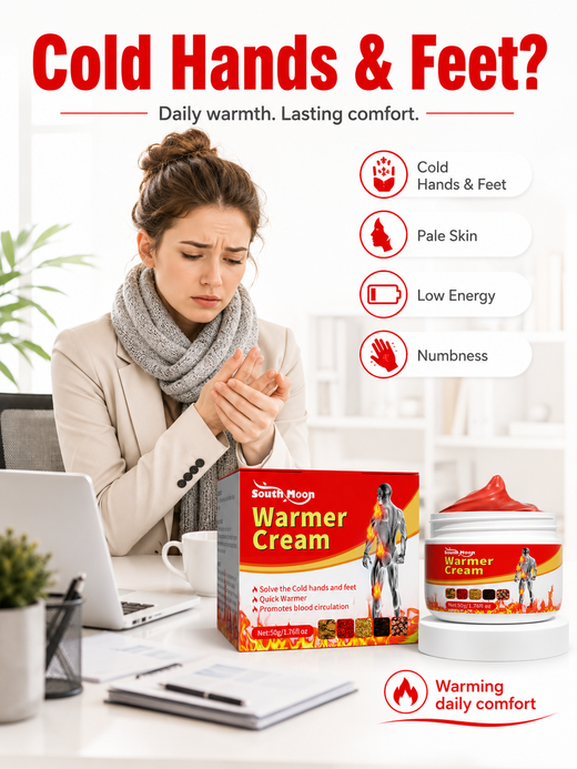 Warming Muscle & Circulation Cream — Natural Heat Relief
