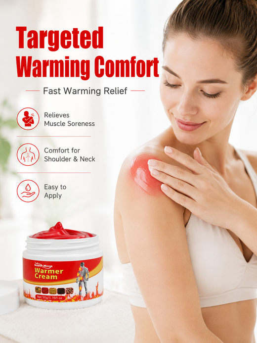 Warming Muscle & Circulation Cream — Natural Heat Relief