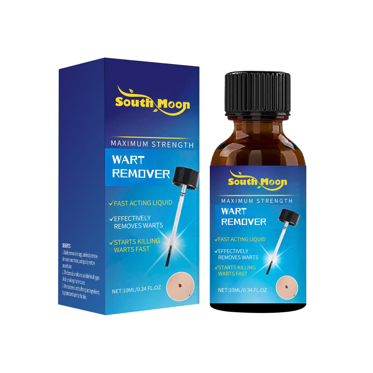 Wart Remover Liquid for Skin Spots, 10ml Dropper Bottle