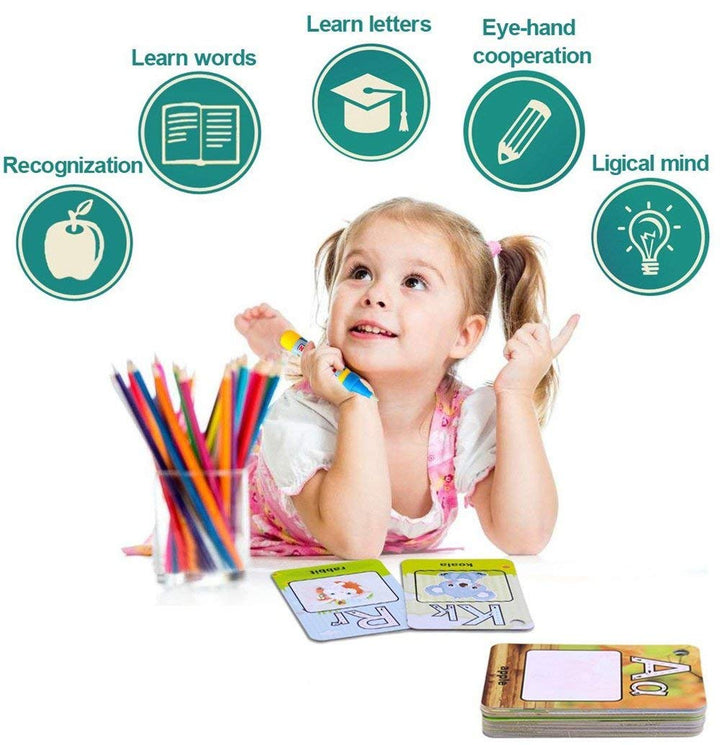 Water Drawing Alphabet Cards for Mess-Free Learning