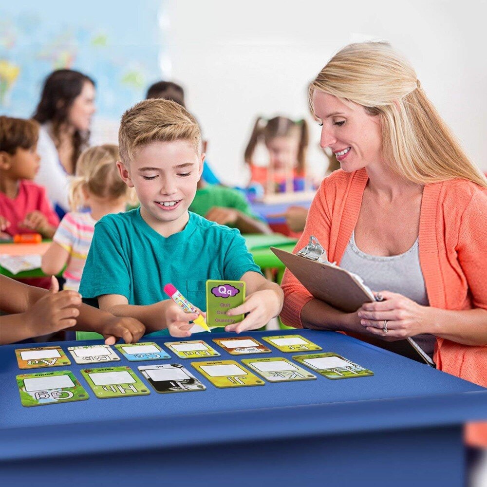 Water Drawing Alphabet Cards for Mess-Free Learning