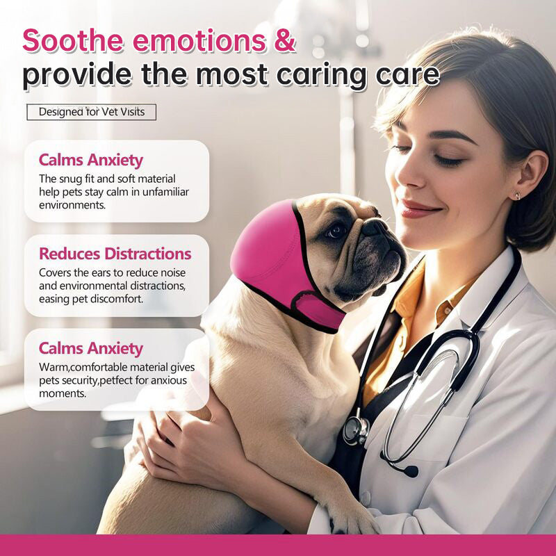 Waterproof Dog Ear Muffs for Calm Grooming & Swimming