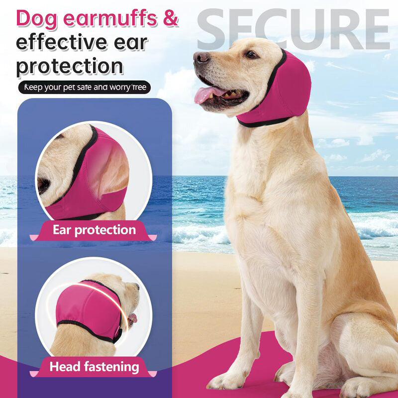 Waterproof Dog Ear Muffs for Calm Grooming & Swimming