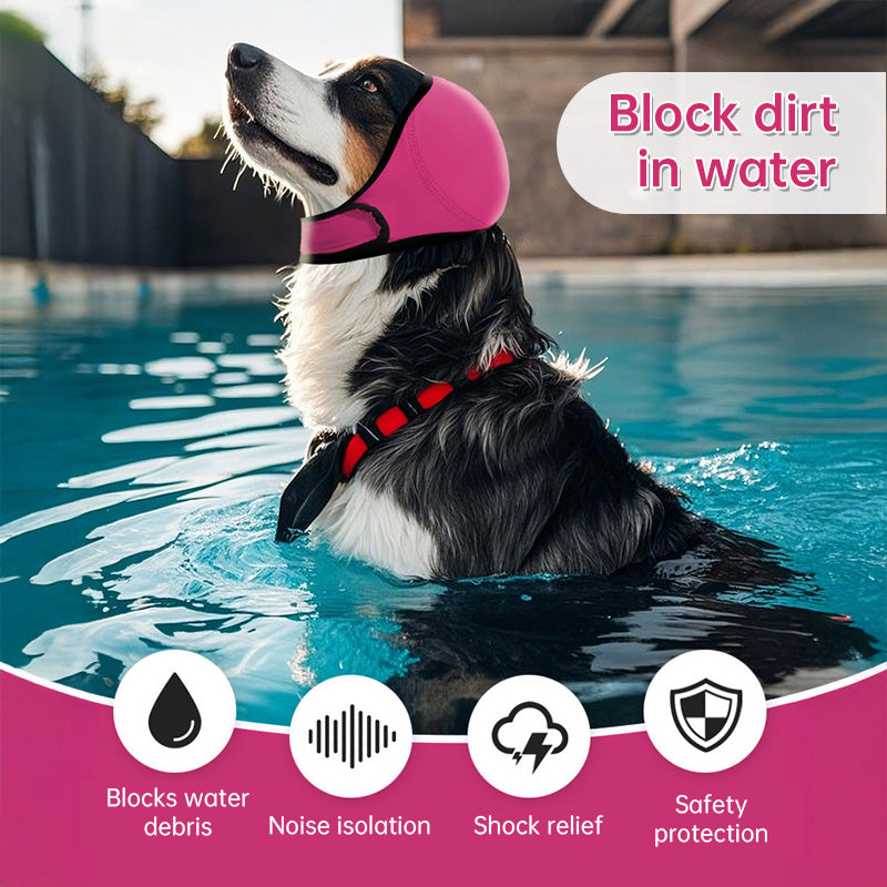 Waterproof Dog Ear Muffs for Calm Grooming & Swimming