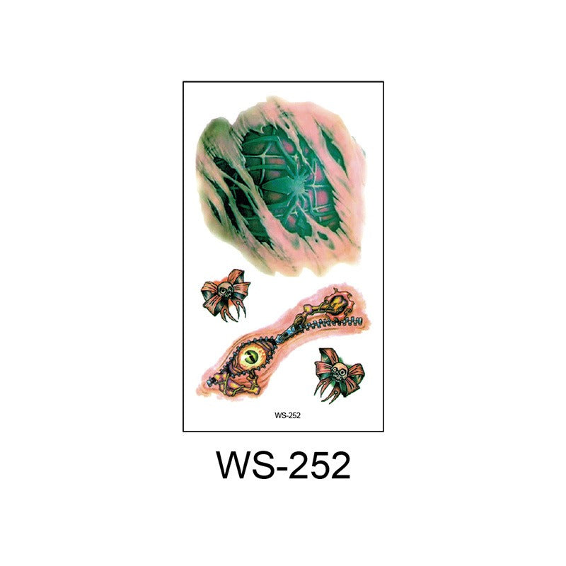 Halloween Scar Temporary Tattoos for Horror Effects