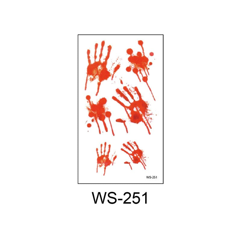Halloween Scar Temporary Tattoos for Horror Effects