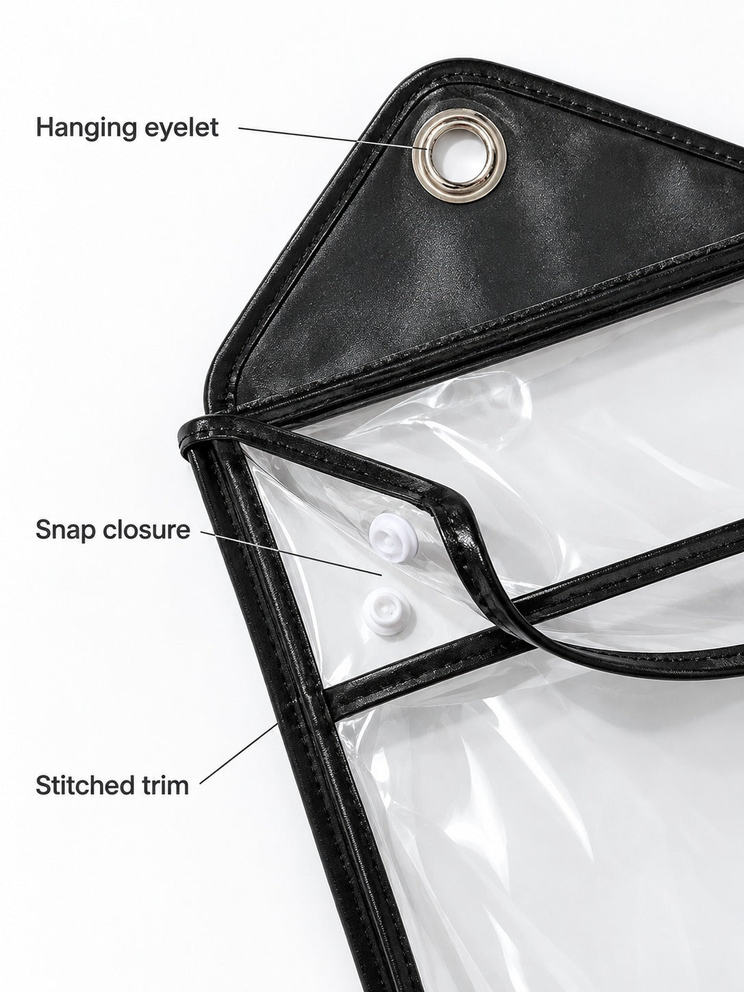 Waterproof Hanging Bag for Shower Towels and Phones