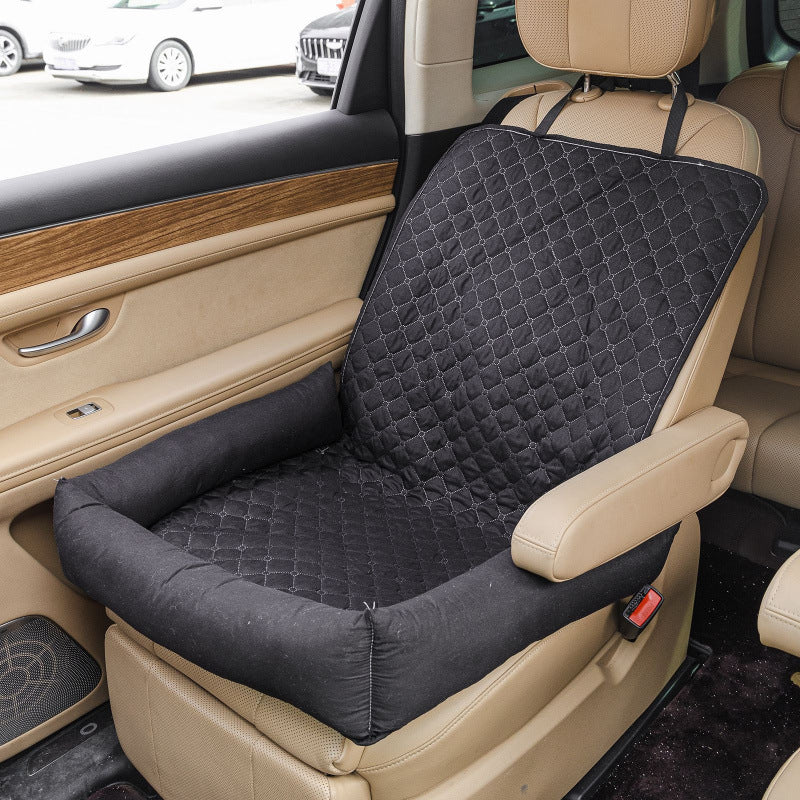Waterproof Pet Car Seat Cover & Nest for Small Pets