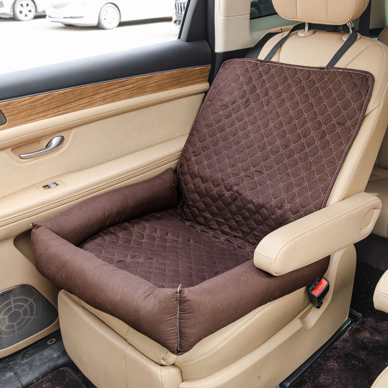 Waterproof Pet Car Seat Cover & Nest for Small Pets