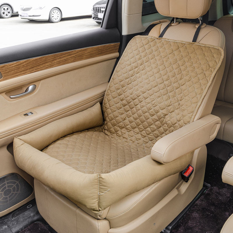 Waterproof Pet Car Seat Cover & Nest for Small Pets
