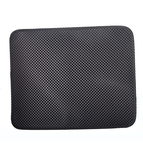Double-Layer Cat Litter Mat With Honeycomb Trapping