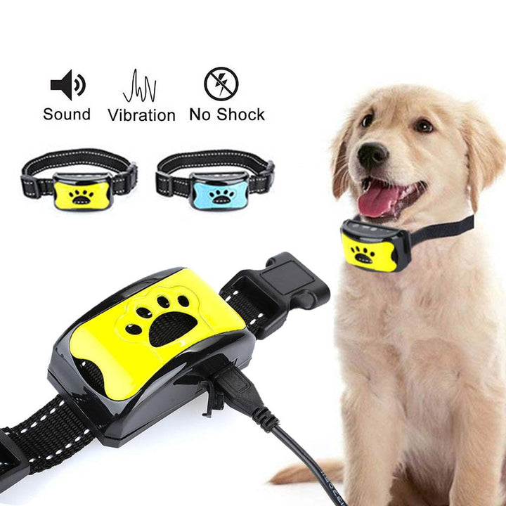 Waterproof No-Shock Bark Collar for Calm Dog Training