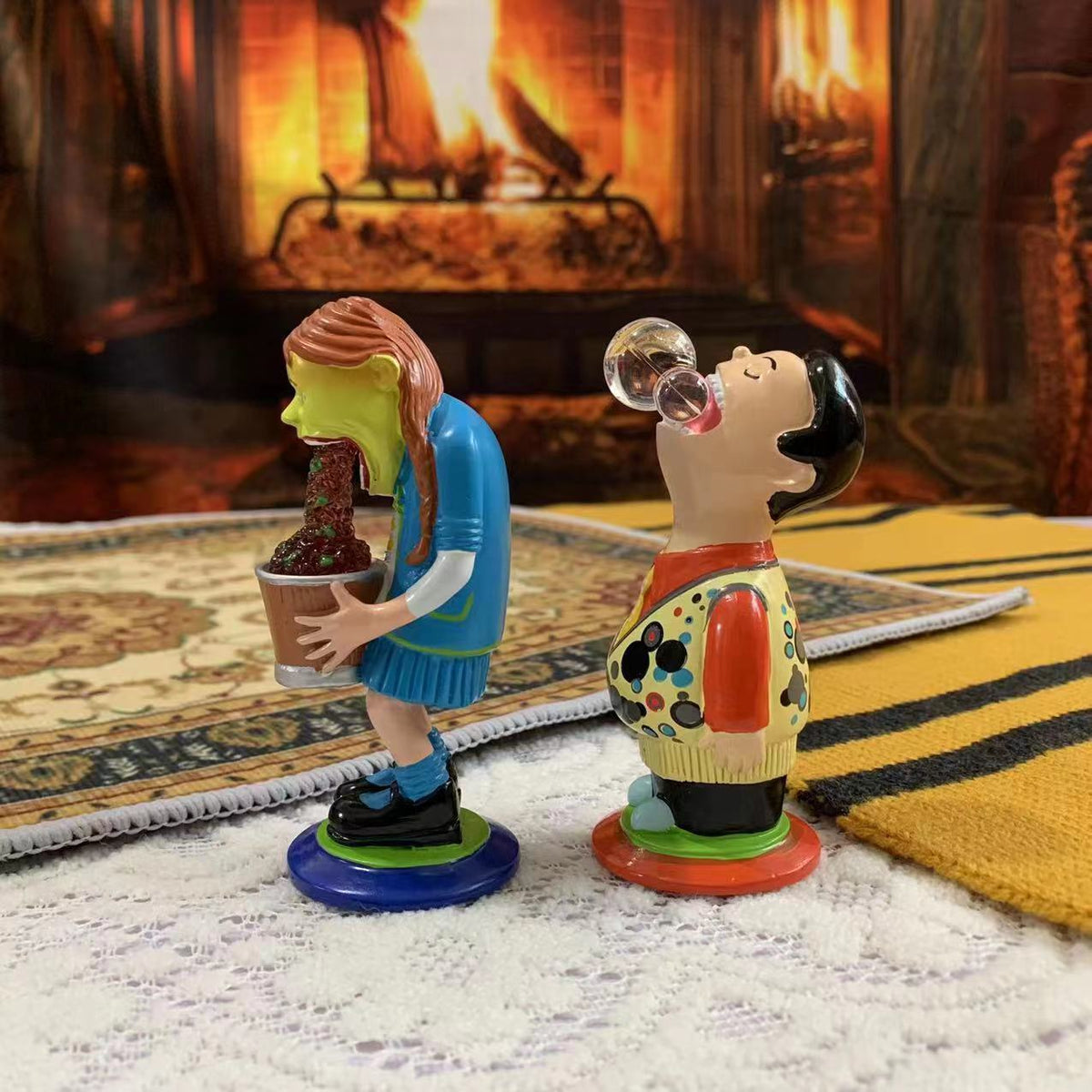 Wizard Wheezes Resin Desk Figures for Playful Displays