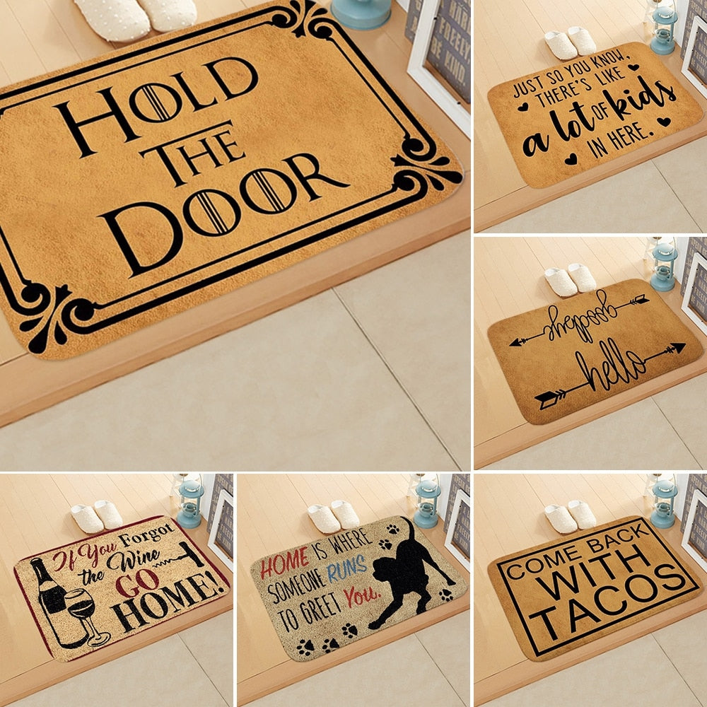 Decorative Doormat — A Warm Welcome At The Door