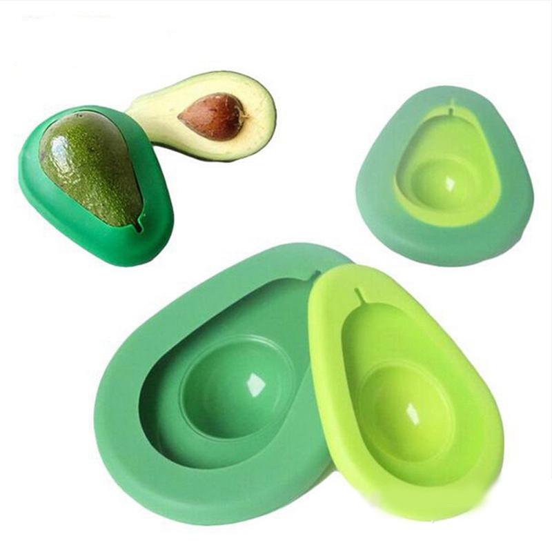 Reusable Silicone Avocado Saver Keeps Cut Halves Fresh