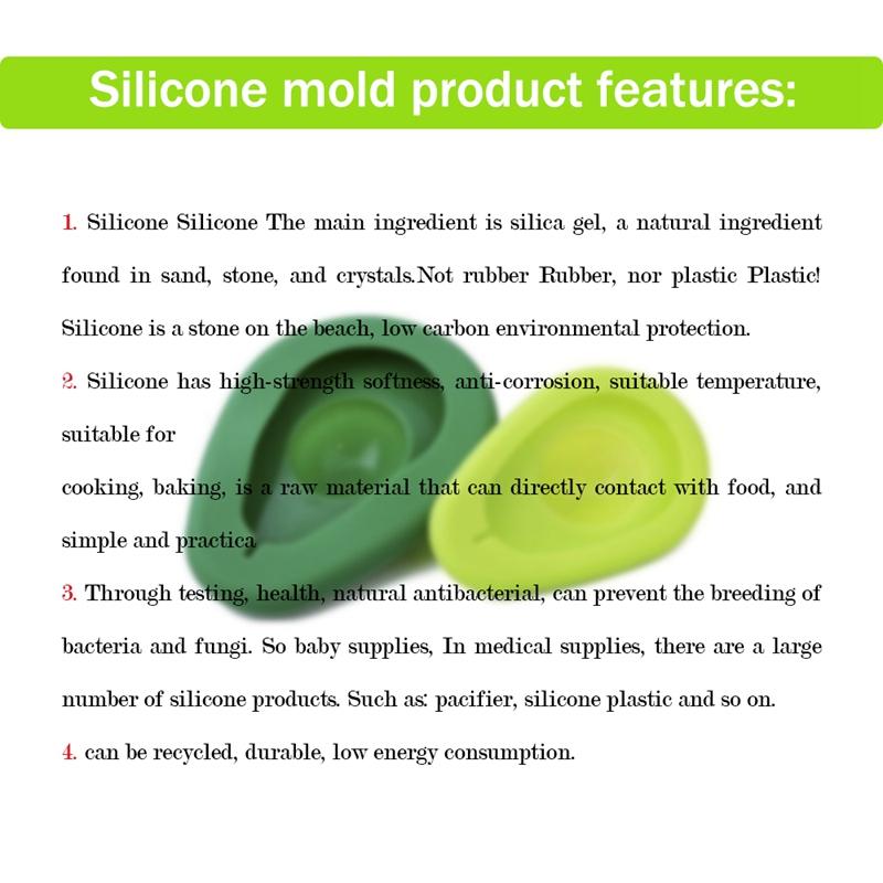 Reusable Silicone Avocado Saver Keeps Cut Halves Fresh