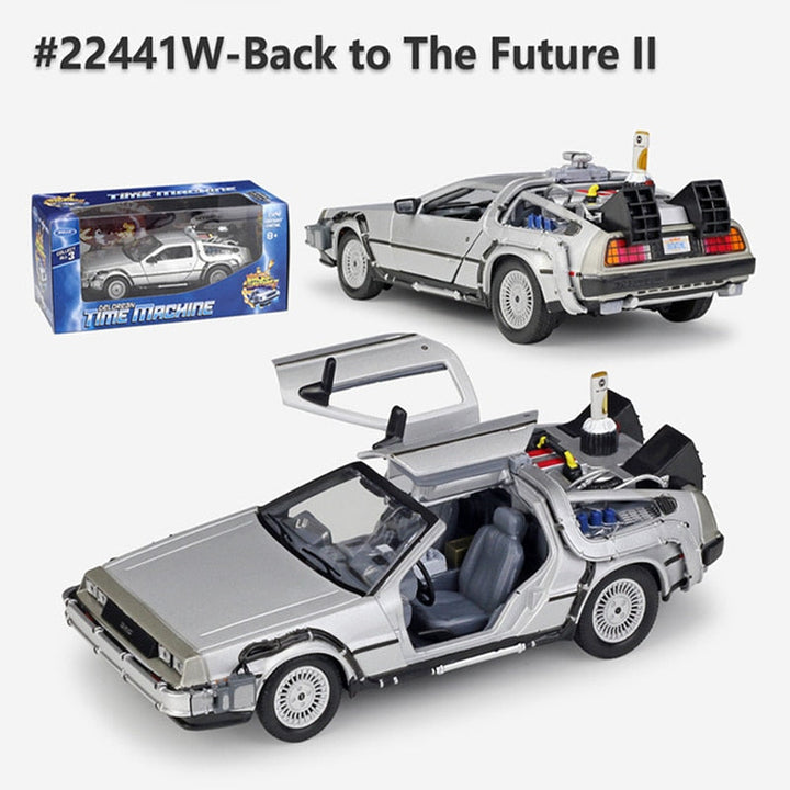 1:24 DeLorean Time Machine Diecast Display Collectible