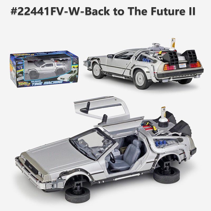 1:24 DeLorean Time Machine Diecast Display Collectible