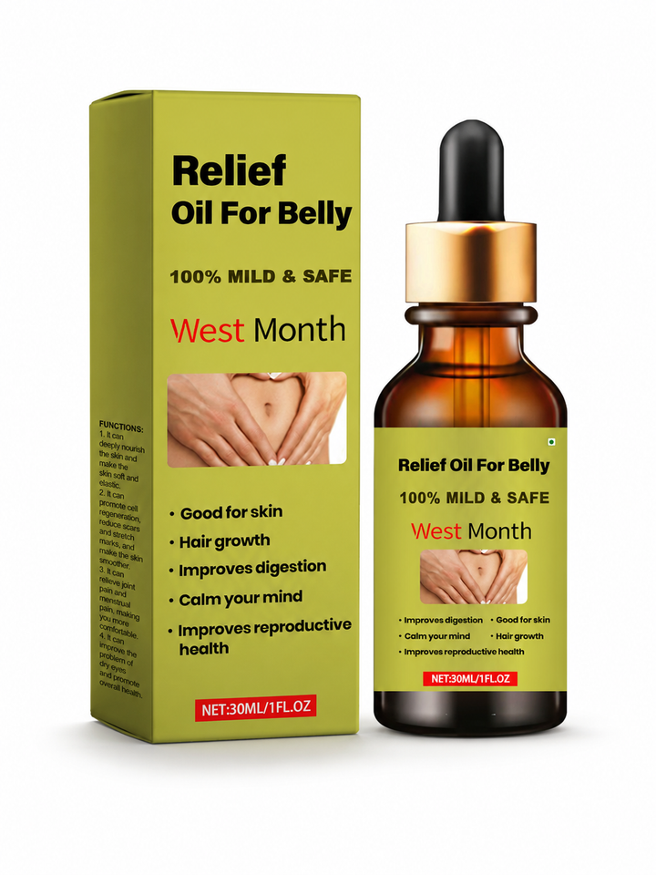 Natural Belly Relief Oil — Massage Essential Oil 30ml