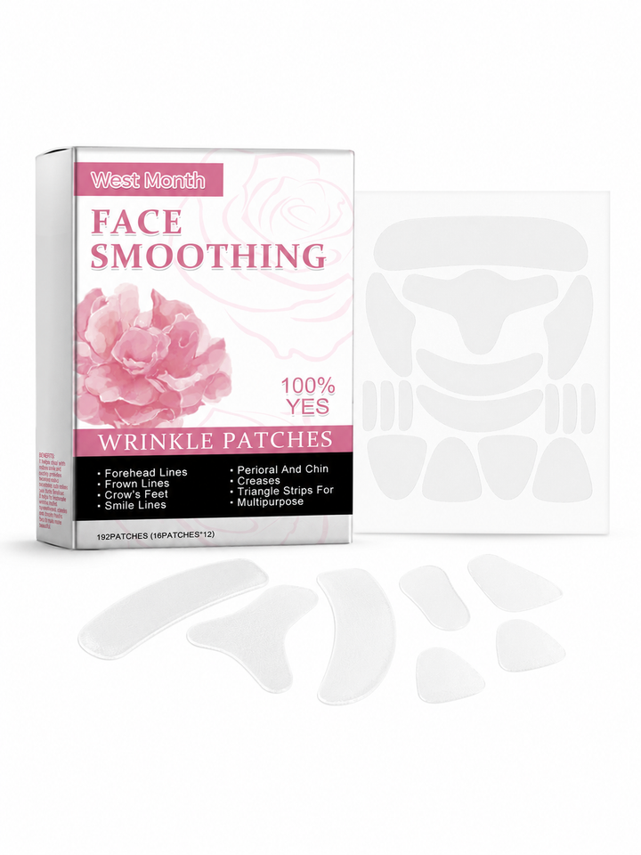 Face Patches for Wrinkles — 192 Hydrogel Anti-Aging Patches