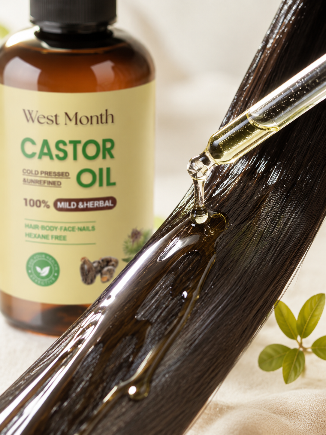 Castor Oil for Hair, Lashes & Brows – Fuller, Healthier in Weeks