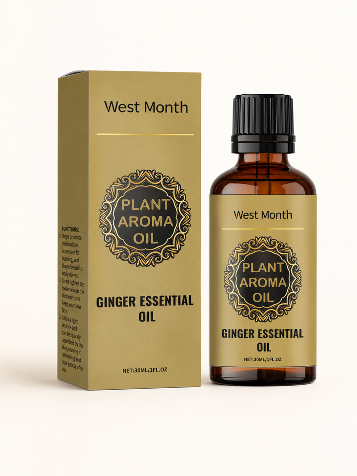 West&Month Ginger Body Firming Oil — Quick Absorption