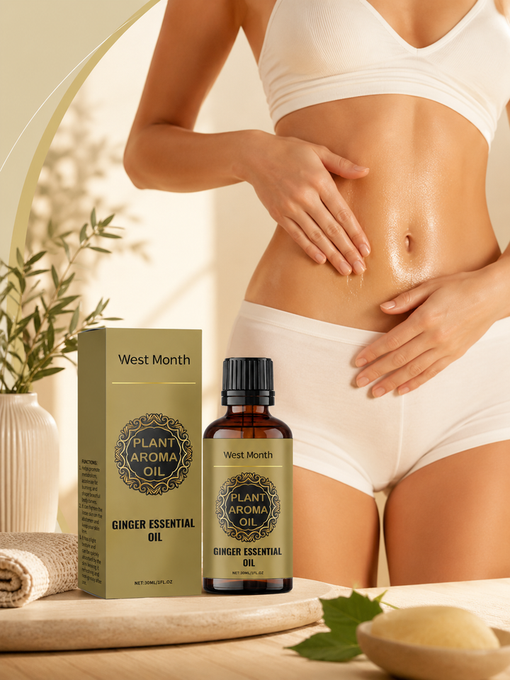 West&Month Ginger Body Firming Oil — Quick Absorption
