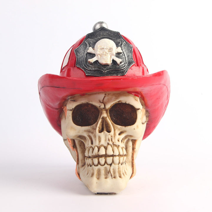 Western Cowboy Skull Ornament – Spooky Shelf Decor