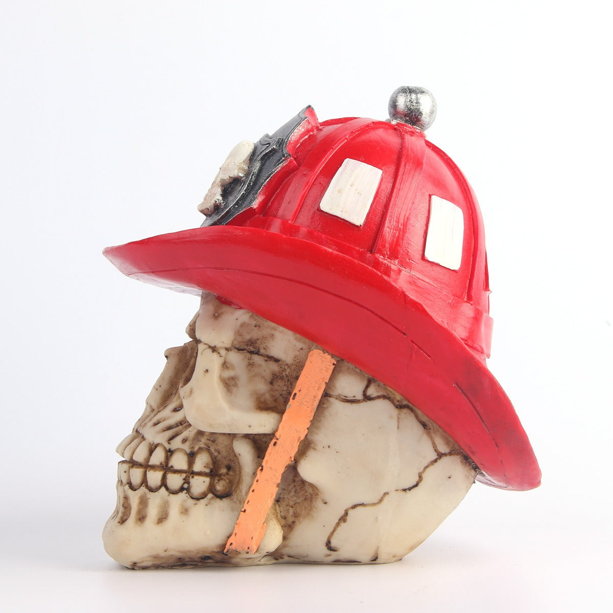 Western Cowboy Skull Ornament – Spooky Shelf Decor