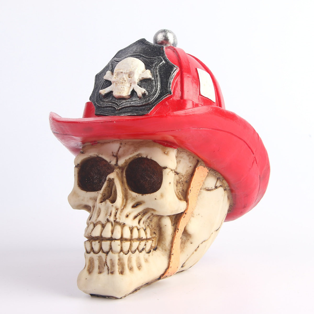 Western Cowboy Skull Ornament – Spooky Shelf Decor