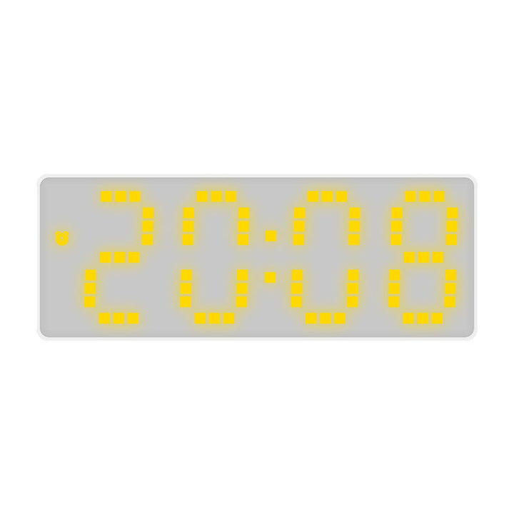 Mirrored Digital Alarm Clock With Easy-Read Display