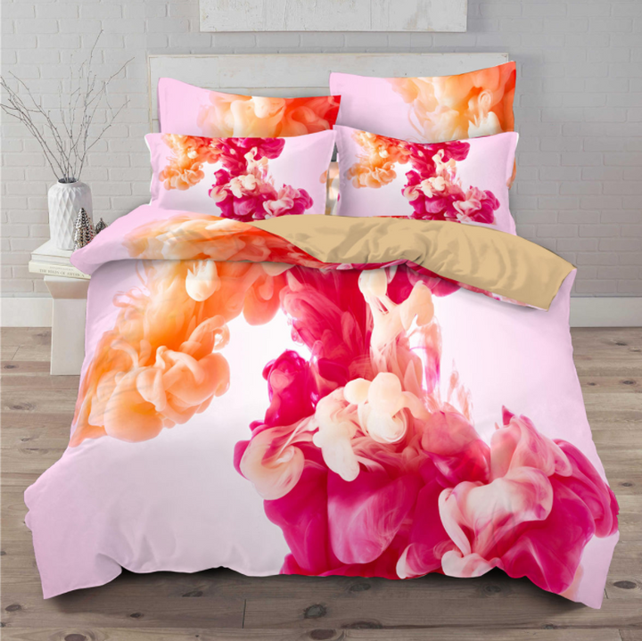 3D Digital Print Quilt Cover Set for Colorful Rooms