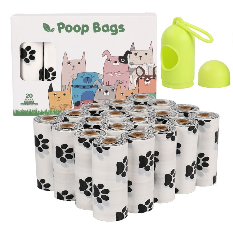 Dog Waste Bags With Dispenser, 12-Month Decomposition